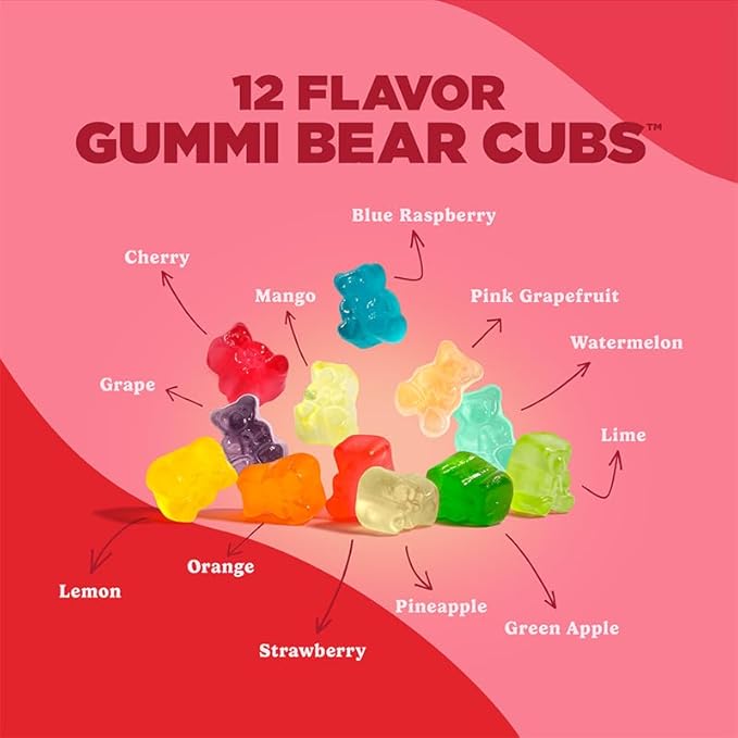 12 Flavour Gummi Bear