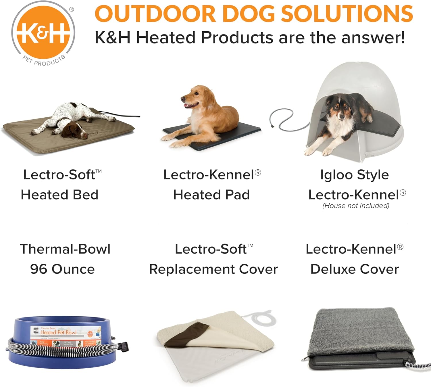Thermal-Bowl Heated Water Bowl for Cats & Dogs