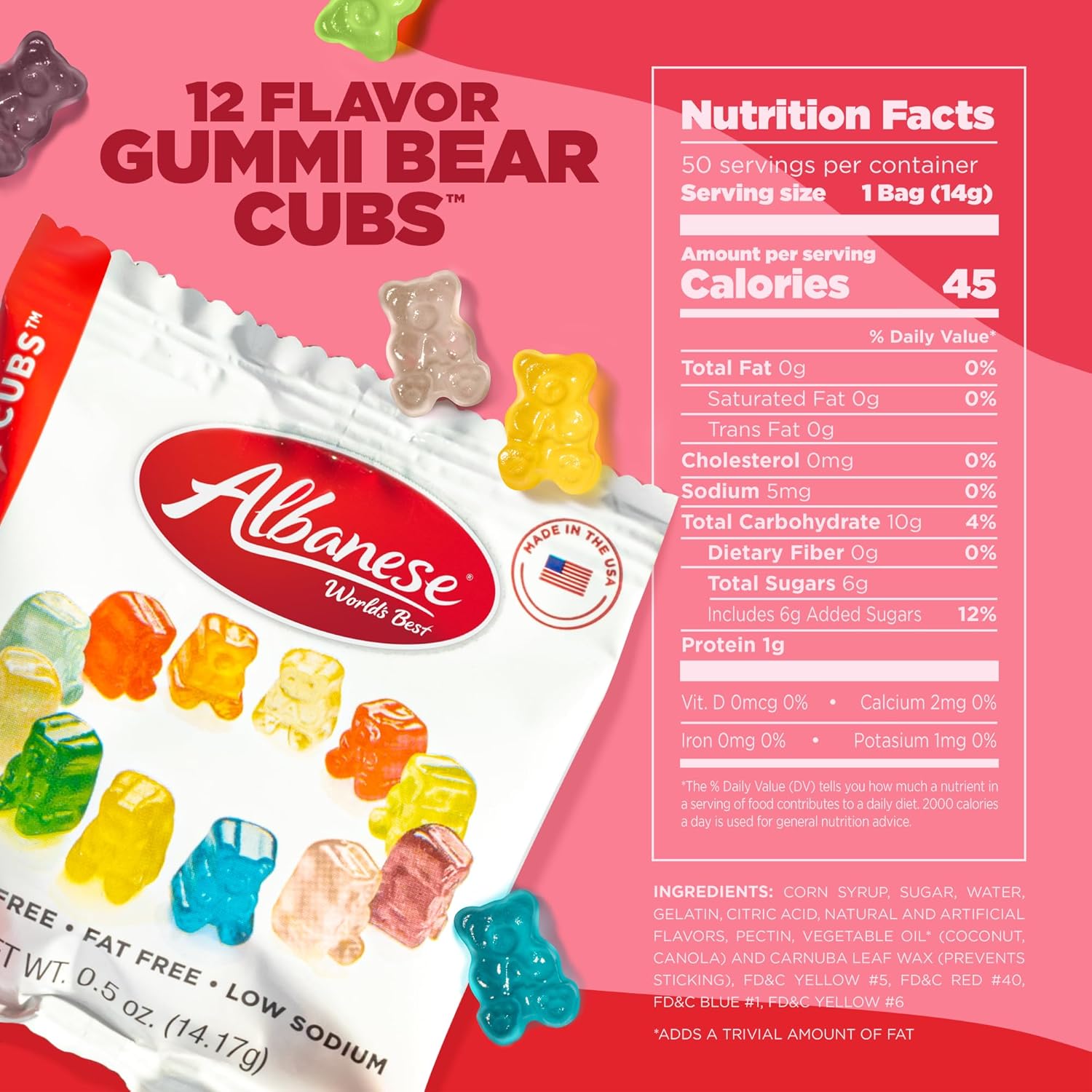 12 Flavour Gummi Bear