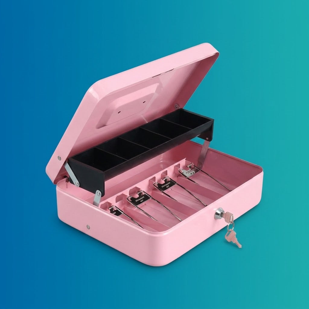 Cash Box with Money Tray
